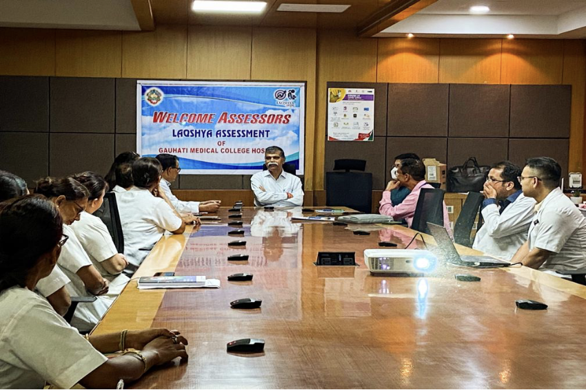 Obstetric & Gynaecology department of GMCH cleared the state level of LaQshya standard in May,2023 and National assessment of the same done on 2nd week August,2023.